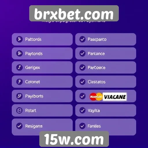 Métodos de pagamento disponíveis no brxbet.com